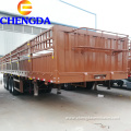 Tri Axles Towing 60 Tons Fence Semi Trailer